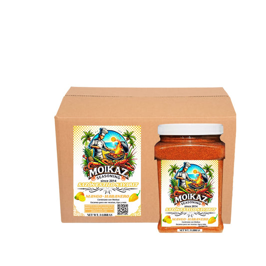 Mango-Habanero (caja de 6 1/2 galon)