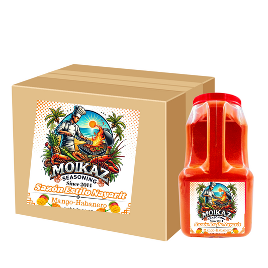 Mango -Habanero (Caja de 4 galones)